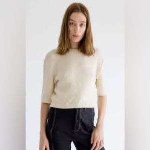 NWT ✨ .blacktogrey Magnolia Top | Size M | Recycled Cotton ♻️